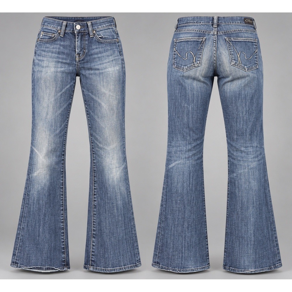 Citizens of Humanity Jeans amber Womens 25x29 Boot Cut High Rise Stretch Dark